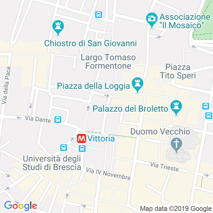 CAP di Via Alessandro Volta a Brescia