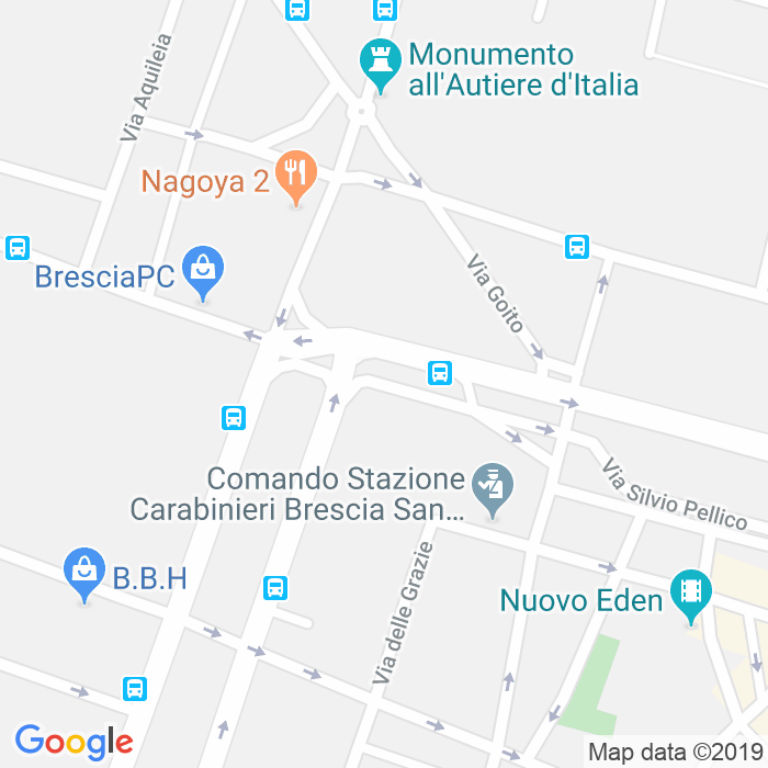 CAP di Via Brigata Meccanizzata Brescia a Brescia