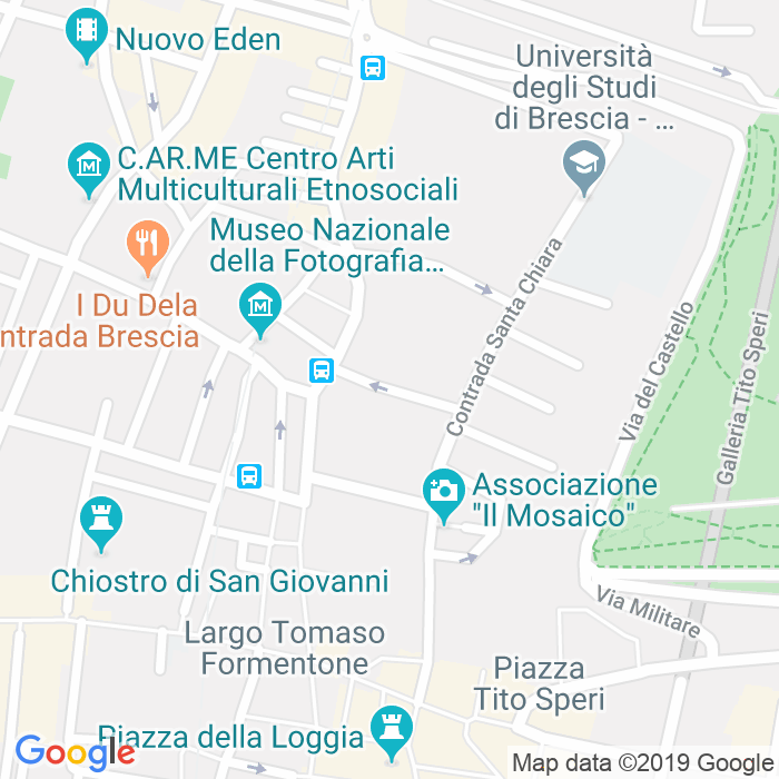 CAP di Via Camillo Pulusella a Brescia