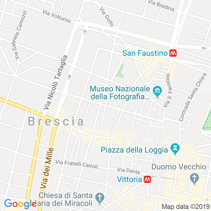 CAP di Via Elia Capriolo a Brescia