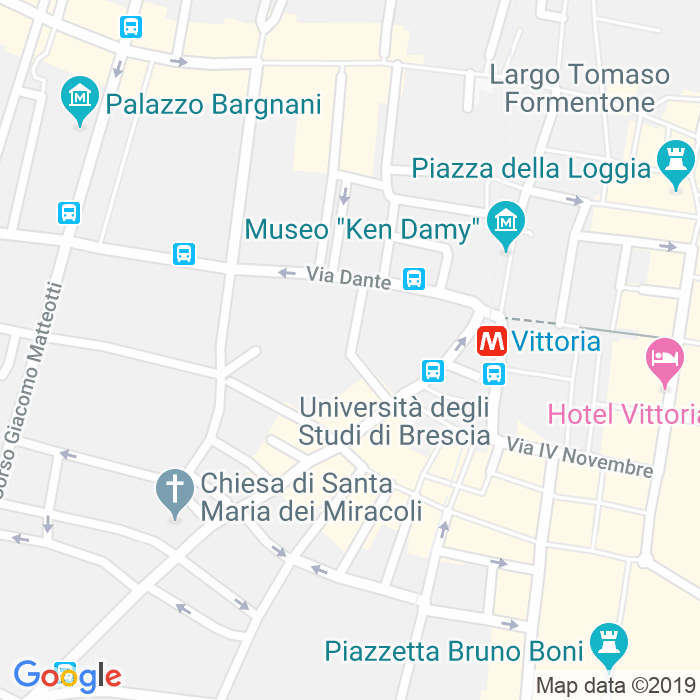 CAP di Via Giacomo Malvezzi a Brescia