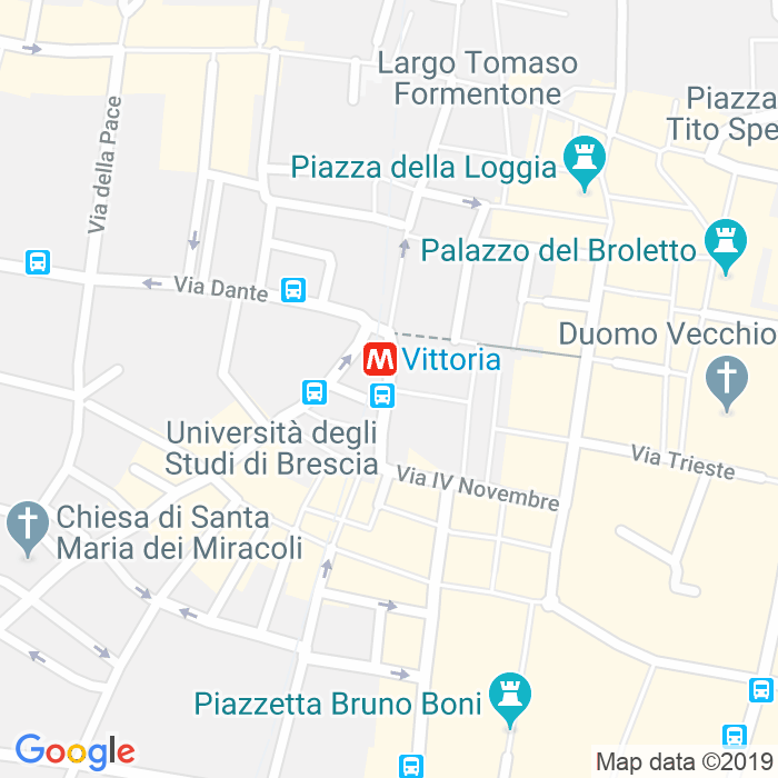 CAP di Via Giuseppe Verdi a Brescia
