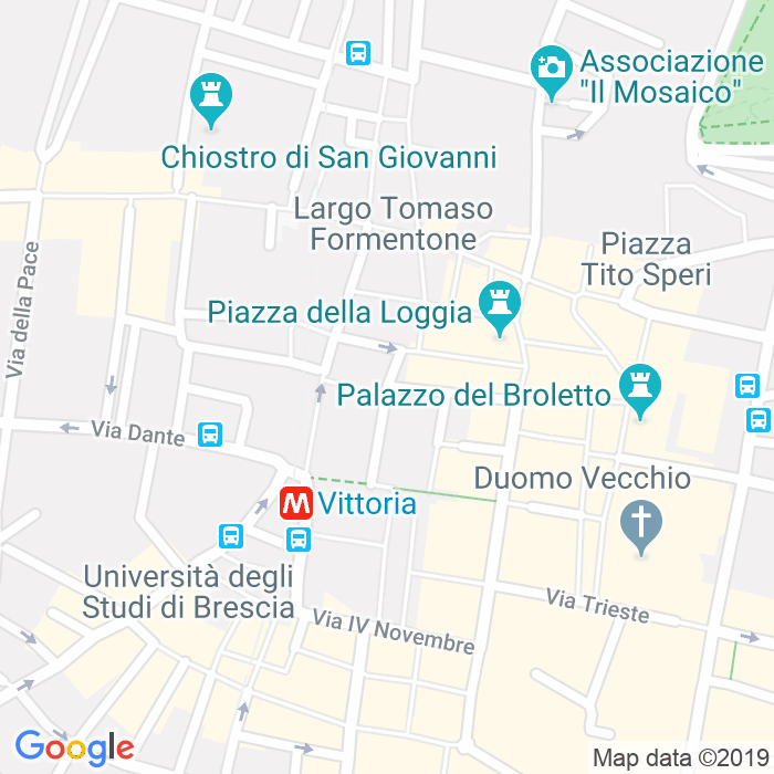 CAP di Via Ventiquattro Maggio a Brescia