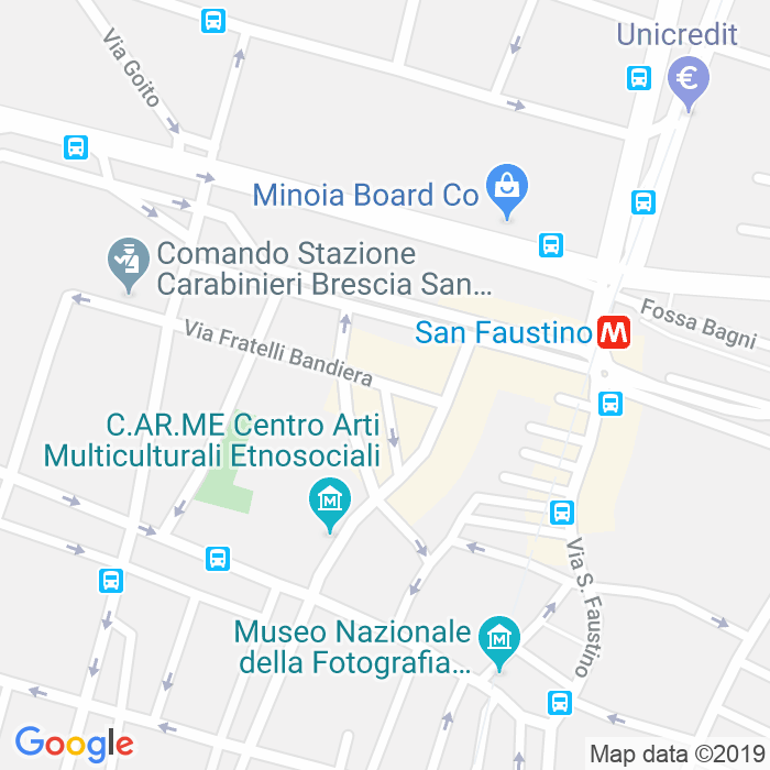 CAP di Vicolo Diagonale a Brescia