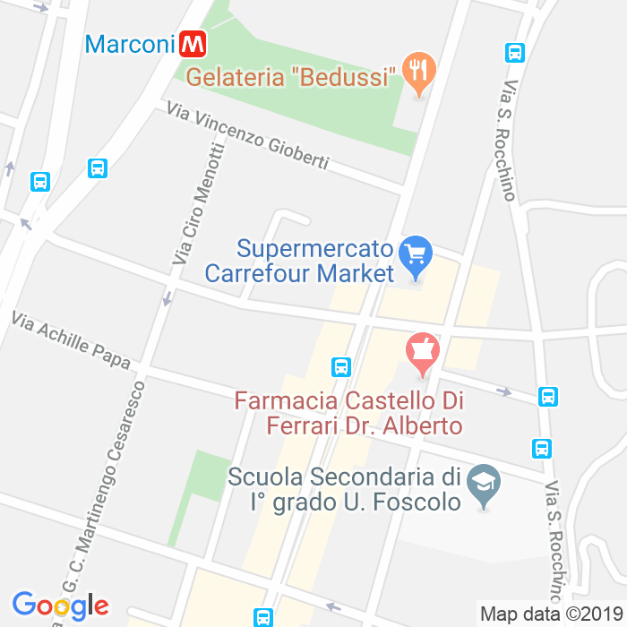 CAP di Via Carlo Pisacane a Brescia