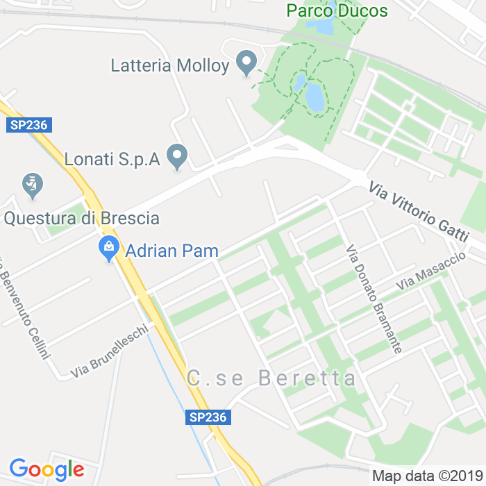 CAP di Via Giovan Battista Tiepolo a Brescia