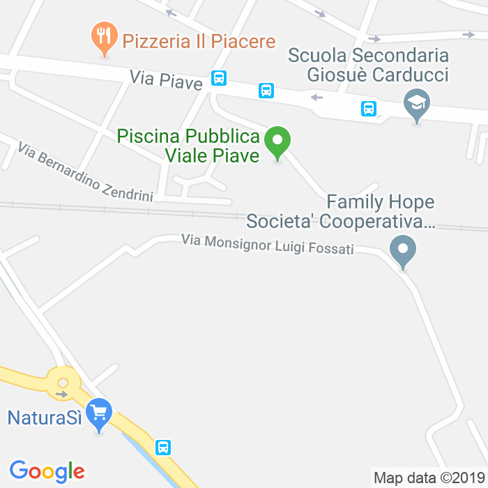 CAP di Via Monisignor Luigi Fossati a Brescia