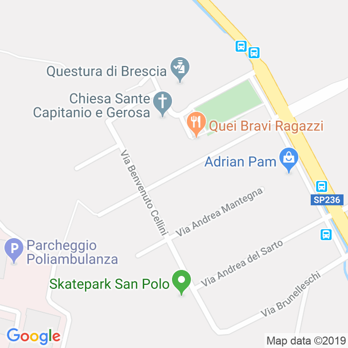 CAP di Via Paolo Veronese a Brescia