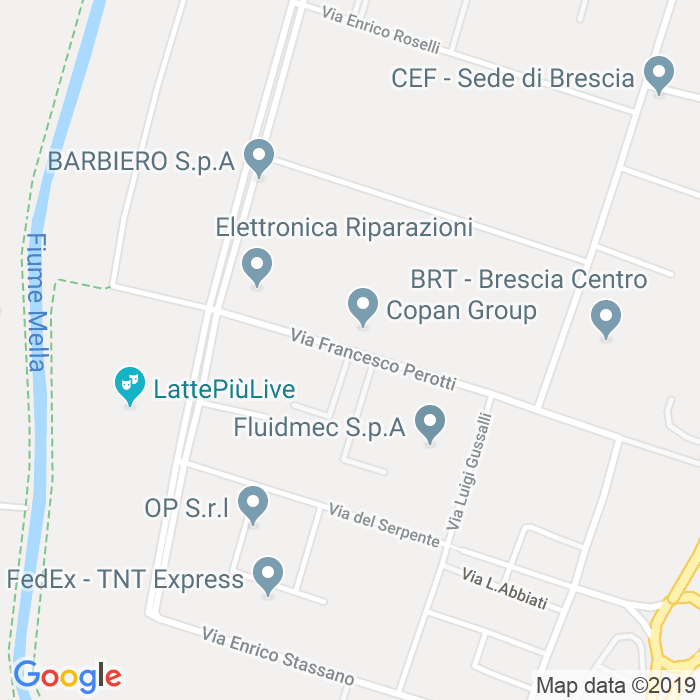 CAP di Via Francesco Perotti a Brescia