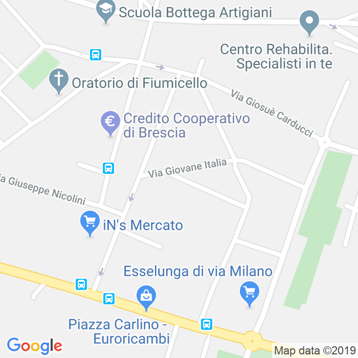 CAP di Via Ippolito Pindemonte a Brescia