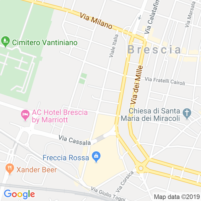 CAP di Viale Italia a Brescia