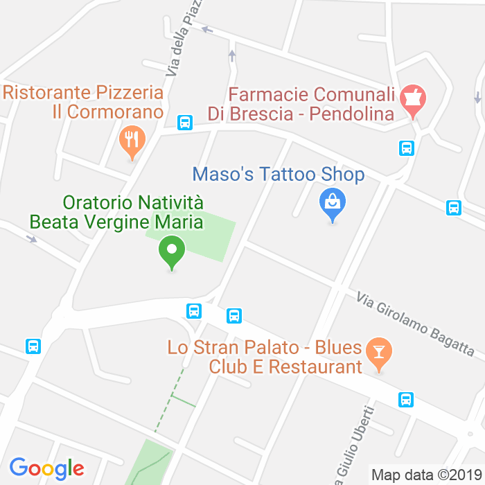 CAP di Via Antonio Lodrini a Brescia