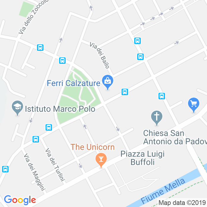 CAP di Via Dei Paganini a Brescia