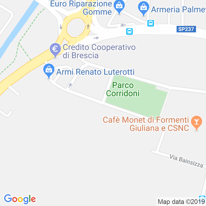 CAP di Via Luigi Reverberi a Brescia