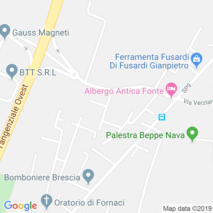 CAP di Via Arturo Toscanini a Brescia