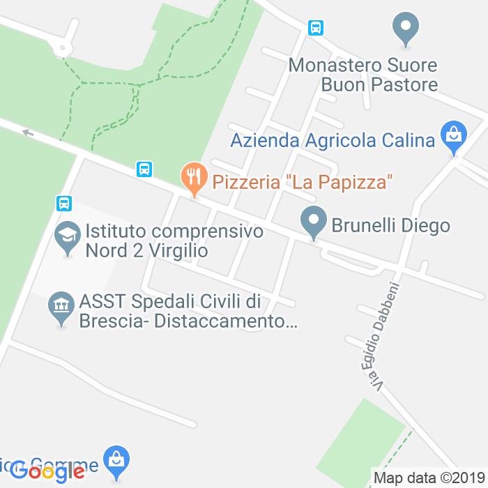 CAP di Villaggio Giorgio Montini Via Sesta a Brescia