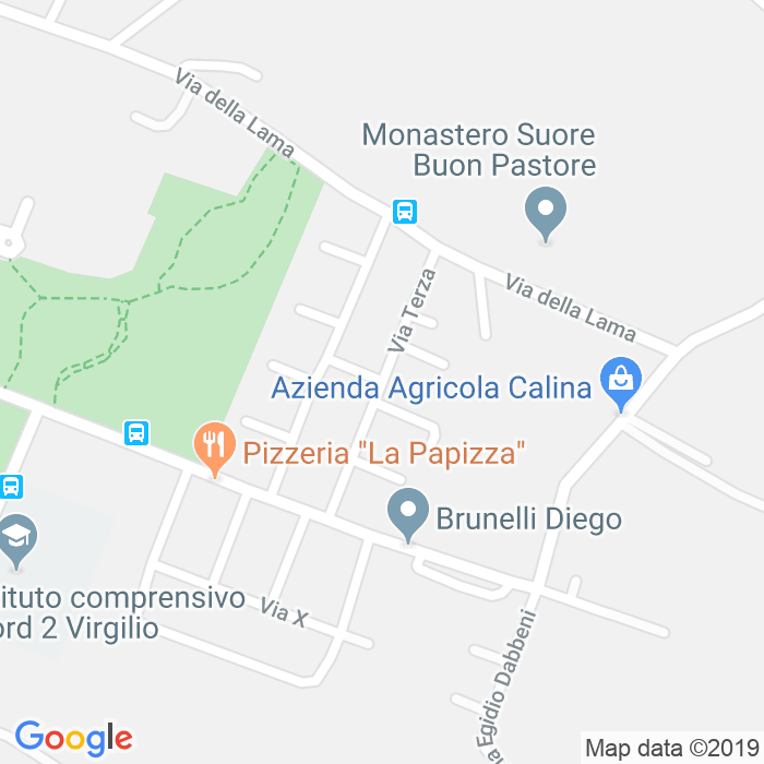 CAP di Villaggio Giorgio Montini Via Terza a Brescia