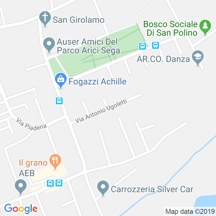 CAP di Via Antonio Ugoletti a Brescia