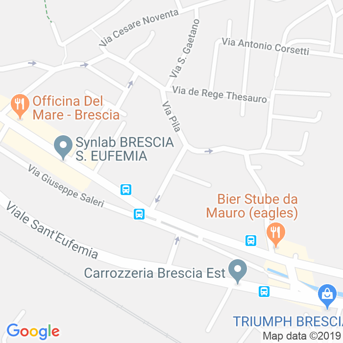 CAP di Via Giacomo Puccini a Brescia