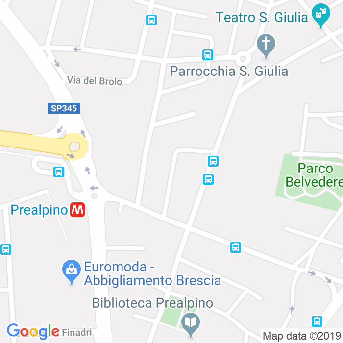 CAP di Via Passo Dello Spluga a Brescia
