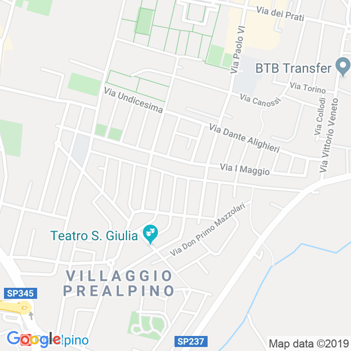CAP di Villaggio Prealpino Via Settima a Brescia