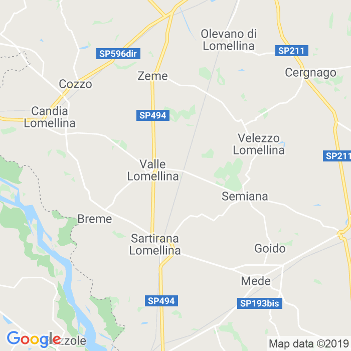 CAP di Valle Lomellina in Pavia