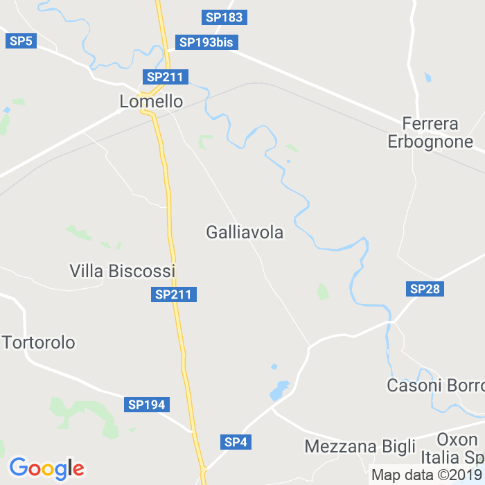 CAP di Galliavola in Pavia