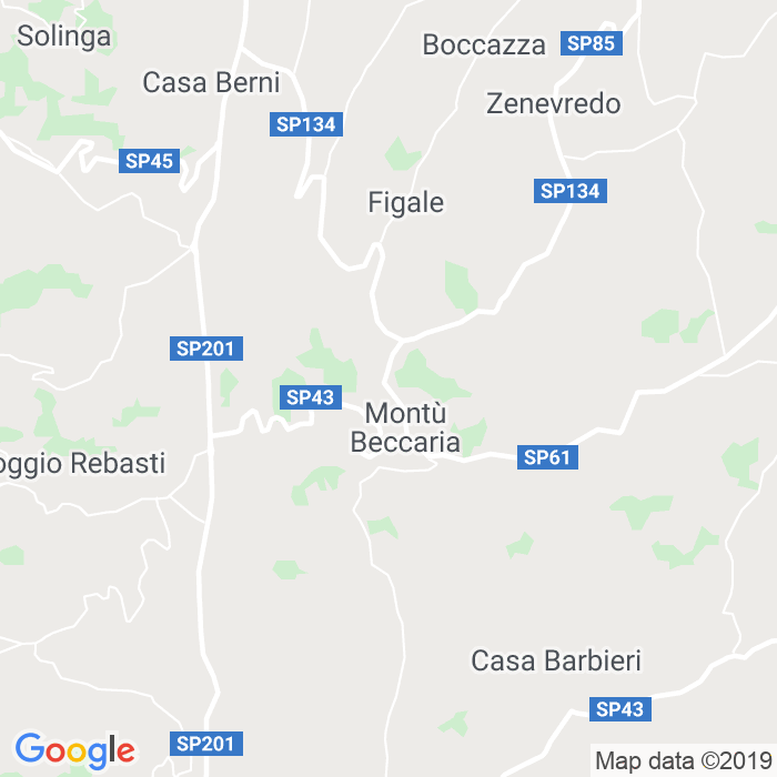 CAP di Montu'Beccaria in Pavia