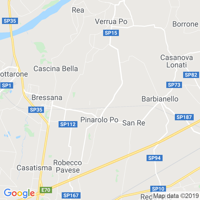 CAP di Pinarolo Po in Pavia