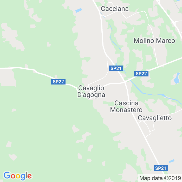 CAP di Cavaglio D'Agogna in Novara