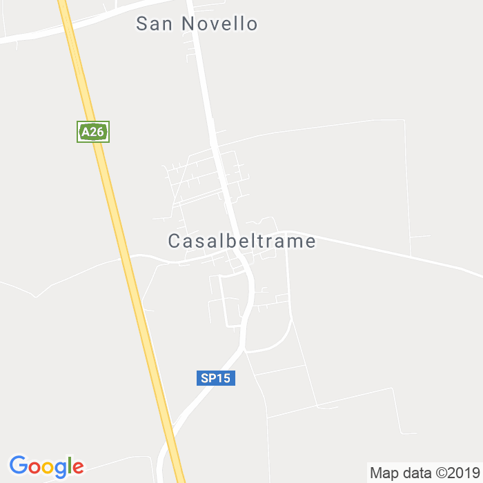 CAP di Casalbeltrame in Novara