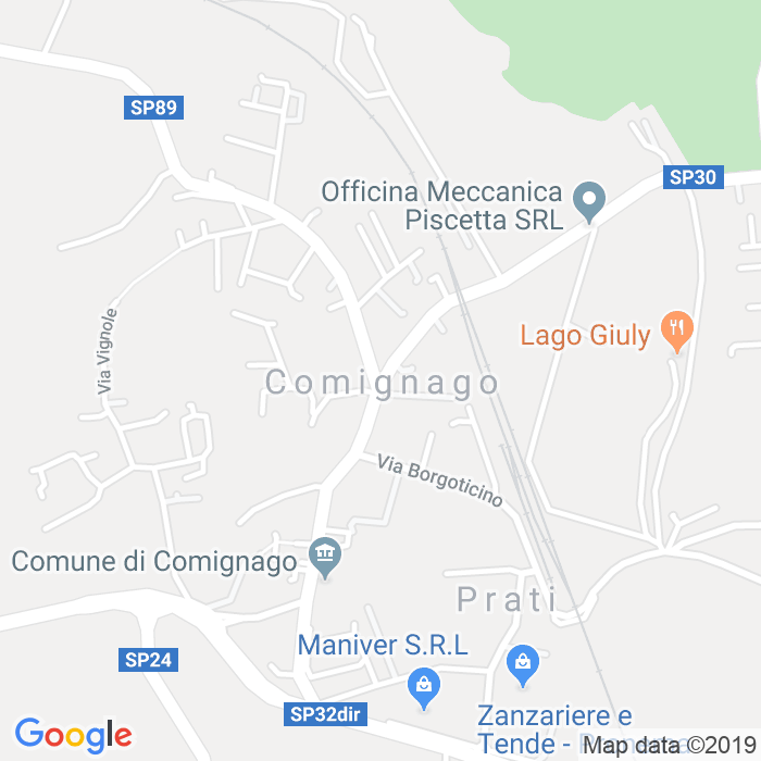 CAP di Comignago in Novara
