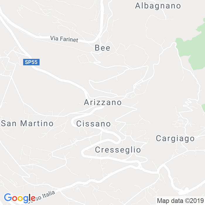 CAP di Arizzano in Verbano Cusio Ossola