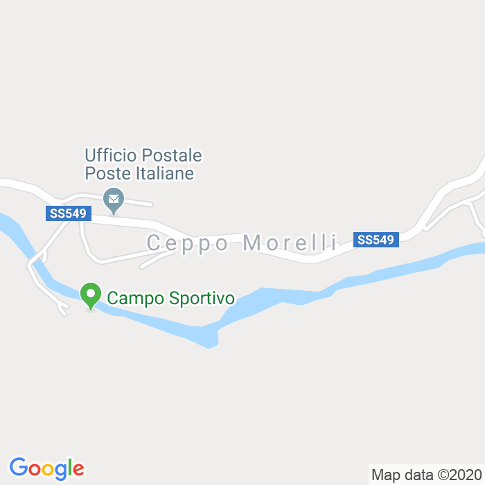 CAP di Ceppo Morelli in Verbano Cusio Ossola