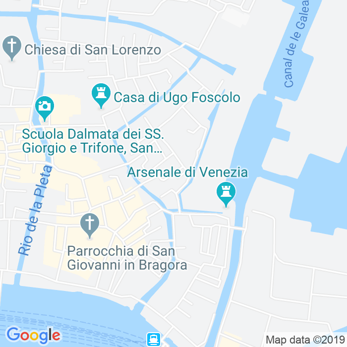 CAP di Calle Sella De L'Ocio Grosso a Venezia