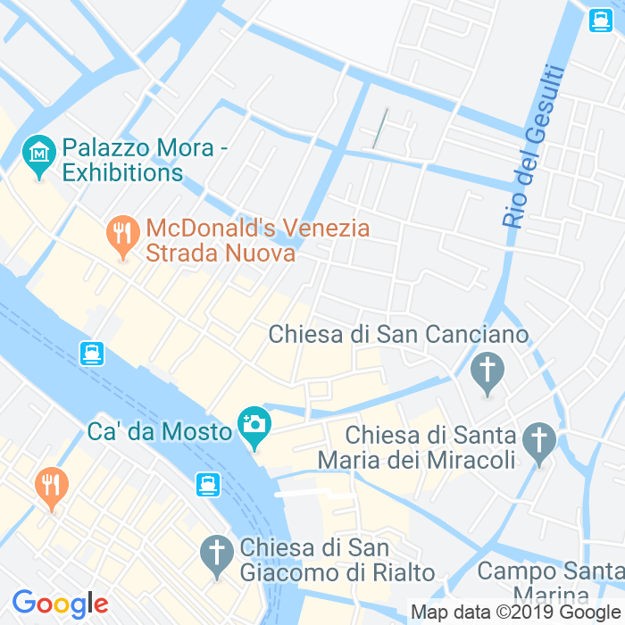 CAP di Calle Dei Preti E Pistor a Venezia