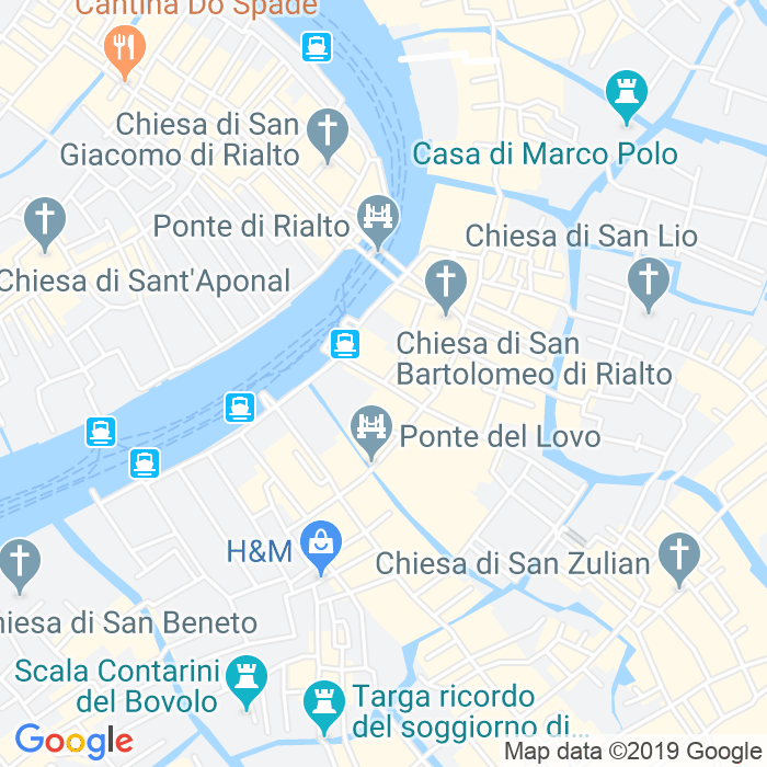 CAP di Calle Larga Mazzini a Venezia