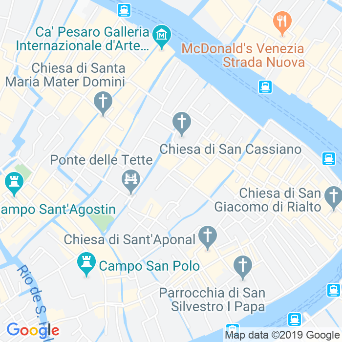 CAP di Calle Astorre Baglioni a Venezia