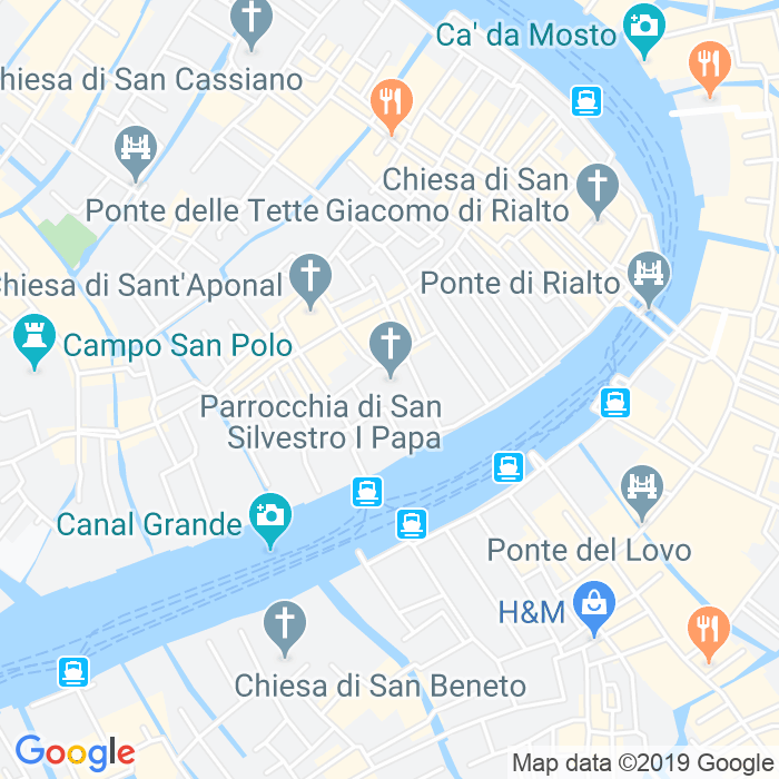 CAP di Calle Pasina San Silvestro a Venezia