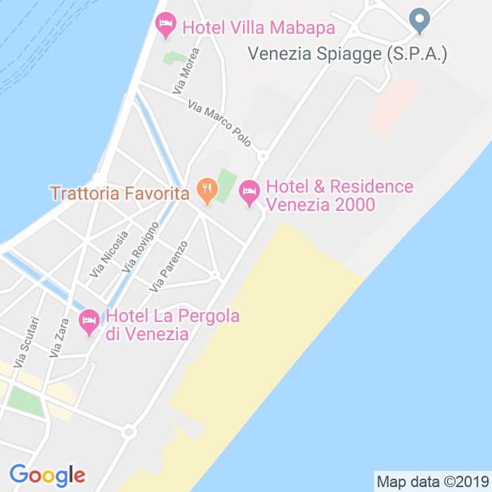 CAP di Lungomare Gabriele D'Annunzio a Venezia