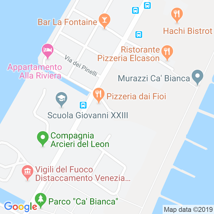 CAP di Via Bernardino Stagnino a Venezia