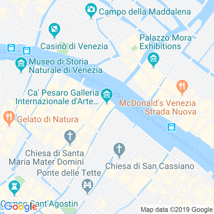 CAP di Calle Ca'Pesaro a Venezia