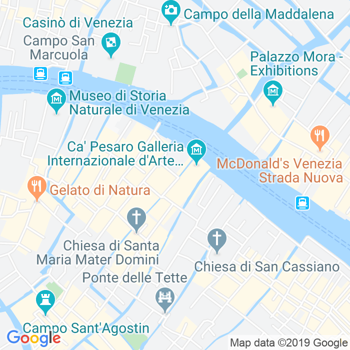 CAP di Fondamenta Ca'Pesaro a Venezia