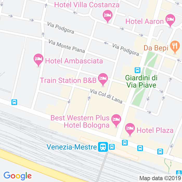 CAP di Via Col Di Lana a Venezia