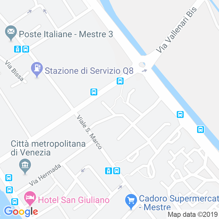 CAP di Via Antonio Bonazza a Venezia