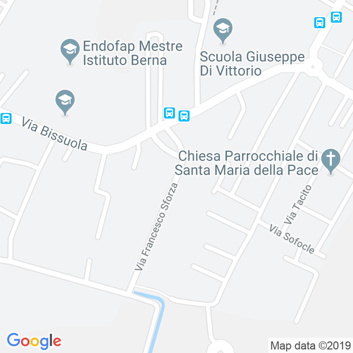 CAP di Via Francesco Sforza a Venezia