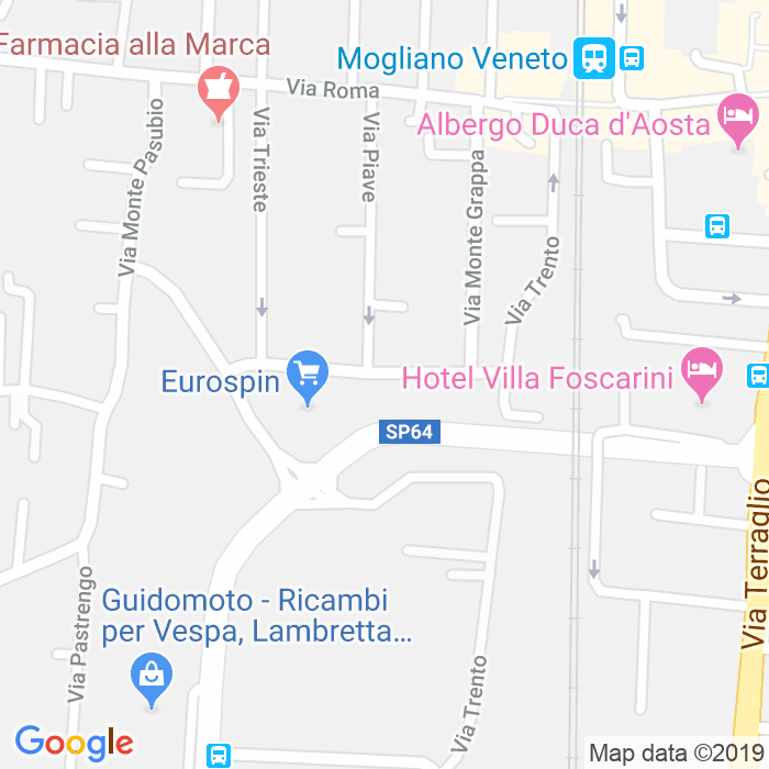 CAP di Via Monte Cimone a Venezia