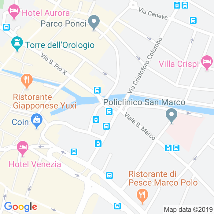 CAP di Piazzale Generale Enrico Cialdini a Venezia