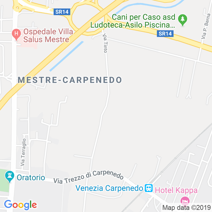 CAP di Via Del Tinto a Venezia