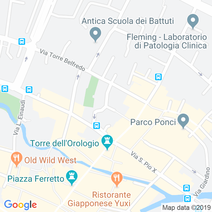 CAP di Via Giordano Bruno a Venezia